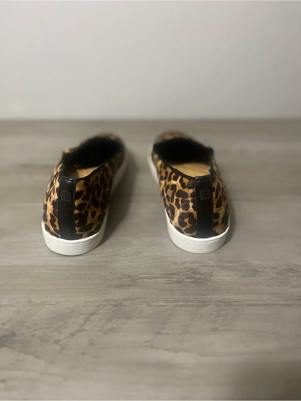 Birdies “The Swift “ Leopard Calf Hair Loafers